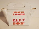 E l f  Cosmetics X Dnkn Dunkin  Donuts Wake Up   Make Up Vinyl Bag