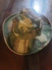 Vintage Vietnam Era Erdl Woodland Camo Boonie Hat Size 7 1 4 Authentic Issued