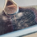 Vtg Spar Norway Cheese Plane Slicer 18 8 Stainless Steel Wood Handle