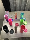 Lot Of 9 Starbucks Tumblers Read Description 