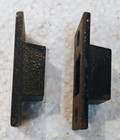 2 Heavy Duty Cast Iron Door Strike Plates Mortise Door Hardware