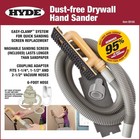 Tools 09165 Dust-free Drywall Vacuum Hand Sander With 6-foot Hose