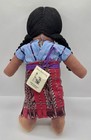 Guatemalan Mayan Girl Cloth Doll Huipil Blouse Corte Skirt 15  1970s