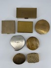 Lot Of 8 Vintage Makeup Compacts - Melissa  Revlon  Cory    Elgin American