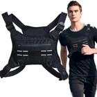 Adjustable Running Chest Bag Reflective Pack With Phone Holder For Sport