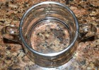 Sugar Bowl Art Nouveau 2     Tall Clear Glass Silver Overlay Tableware