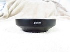 New - No Box - Wide Angle Lens Hood - Screw On Fits 49mm Lens Front    148