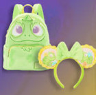 Exclusive Loungefly Disney Parks Tangled Pascal Cosplay Backpack Ears 2pc Set