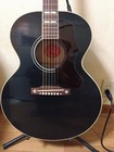 Acoustic Guitar Gibson 1952 J-185 Black Usa 20214014 Mod Collection