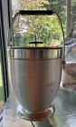 Kromex Spun Aluminum Ice Bucket Barware Large Mcm Vintage Space Age Atomic Usa