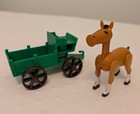 Fisher-price Little People Buckboard Wagon   Horse   Mayor -  934 Western Town
