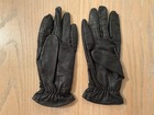 Heritage Pro-fit Show Black Leather Equestrian Riding Gloves Size 6 Small Unisex