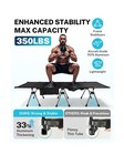 Gonex 31 5  Extra Wide Camping Cot With Leg Extenders 2 In 1 Portable Folding   