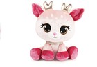 Limited Ed Wave 3 Gund P  Lushes Pets Lissa Doemei Sparkle Pink Deer 7  Plush
