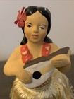Vintage 1950s Hawaii Chalkware Hula Girl Nodder Made Japan