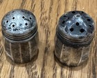 Vtg  S  c  s c Usa Sterling Silver Miniature Petite Salt   Pepper Shakers Read