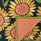 Sunflower Kitchen Microfiber Drying Mat Sunny Groove Blossoms - 14  X 21 