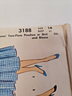Mccall s 3188 Dress Blouse Pinafore Skirt Sewing Pattern Ladies 14 Uc Vtg 50 s