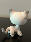 Vintage Littlest Pet Shop Lps  125 Rare Gray Shorthair Cat Green Eyes 2004