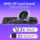 Computer Speakers For Desktop Monitor Pc  Laptop Bluetooth Connect  Usb Powered