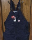 Bulwark Fr Insulated Black Overalls Mens 3xl Bib Coveralls Work Safety Gear Nwt