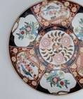 Antique Japanese Large Imari Porcelain Charger platter 14 3 8  Exc