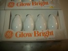 12 Packs Of 4 Each New Old Stock Ge Glow Bright Outdoor Bulbs White Jc97