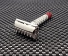 Vintage 1957 Gillette Red  Tip Super Speed De Safety Razor C4