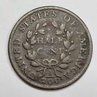 1803 1 2c Draped Bust Half Cent Genuine Us Type Coin Nice Early Copper  k519
