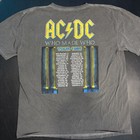 Ac dc Who Made Who Tour 1986 Gray T-shirt Size Xl Rock   Pop Music