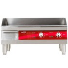 Avantco Eg24n 24  Electric Countertop Commercial Stainless Griddle 208v   240v