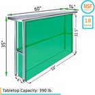 60  X 14  Commercial Nsf Stainless Steel Kitchen Restaurant Work Prep Table