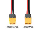 10 Awg Xt60 Male To Xt60 Female Connector Solar Extension Cable Wire For Rc Lipo