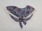 Vintage 80s 90s Women s Sailor Collar Removable Farm Animal Pig Sheep Chicken