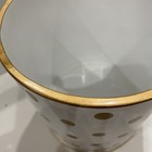 Nwot Pottery Barn Kids Glitter Dots Wastecan  planter utensil Holder