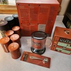 Used Teavana Perfectea Essential Set  16 Oz Infuser  2oz Tins  Spoon  Extra Tins
