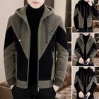 Autumn Winter Wool Blends Jacket Men Thick Warm Casual Business Trench Coat
