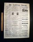Rare Tombstone Epitaph Post Gunfight At The O k  Corral Arizona 1881 Newspaper