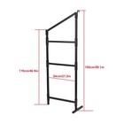 4pcs Cargo Shipping Container Shelving Shelf Brackets Powder Coated Universal