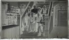 Antique Glass Plate Photo Negative - Group Portrait In General Store