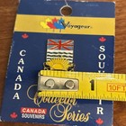 British Columbia Canada Collector Series Lapel Pin Travel Souvenir Enamel Sun