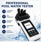 Digital Pool Water Tester Photometer Wifi Bluetooth 3 Chamber Kit