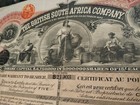 Uk 1926 London British South Africa Company 5 Shares Bond Waterlow Extra Rare