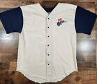 Vintage 90s Bb King Baseball Jersey Tour Shirt Mens Xl Beige Blue  99 Merch