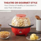 Automatic Stirring 12 Cup Popcorn Maker Hot Oil Machine Reversible Bowl Mint