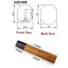 Sandalwood Octagonal Handle Replace Diy Wood Japanese Chef Cutter Kitchen Grips