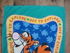 Vtg Tigger Beach Towel Off To Explore Disney Winnie The Pooh 100 Acre Collection