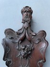 Mahogany Bellows With A Devil s Head  Fireplace Accessory  19th Century