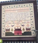 Lot 2 Cross Stitch Leaflets Samplers House Friendship Colonial Alphabet  