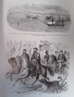 C1860s Civil War Large Format Engravings Famous Leaders   Battles - Frank Leslie